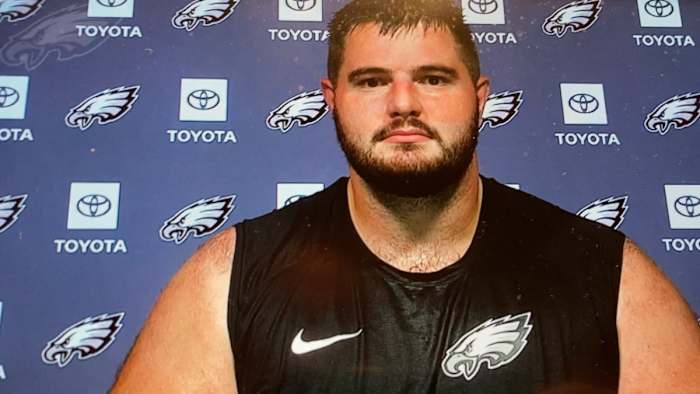 Rookie Landon Dickerson will make first NFL start vs. Cowboys